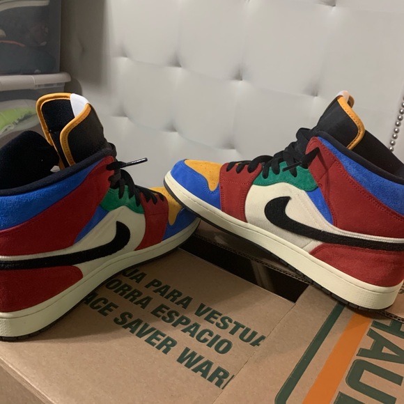 Jordan 1 fearless “ blue great great” shoe - Picture 4 of 8